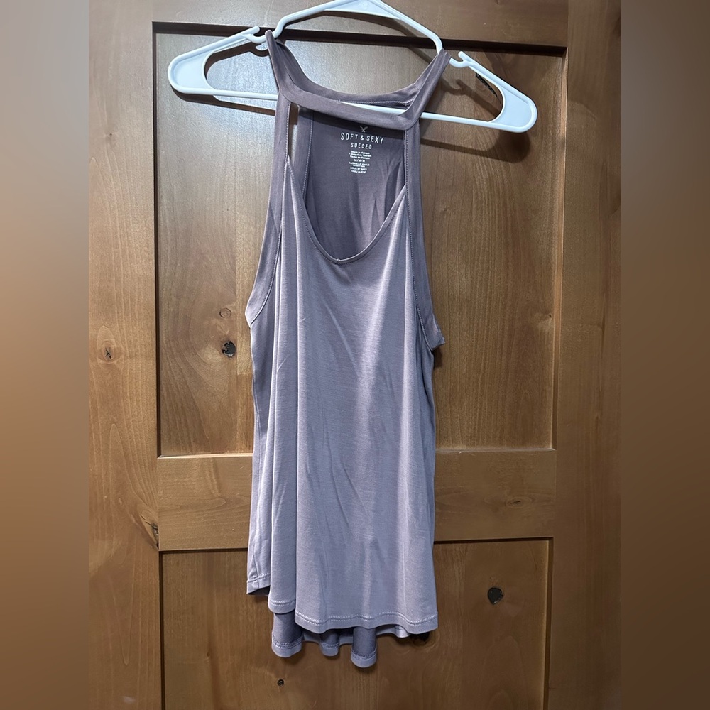 American Eagle Outfitters Soft & Sexy Lavender Tank Top